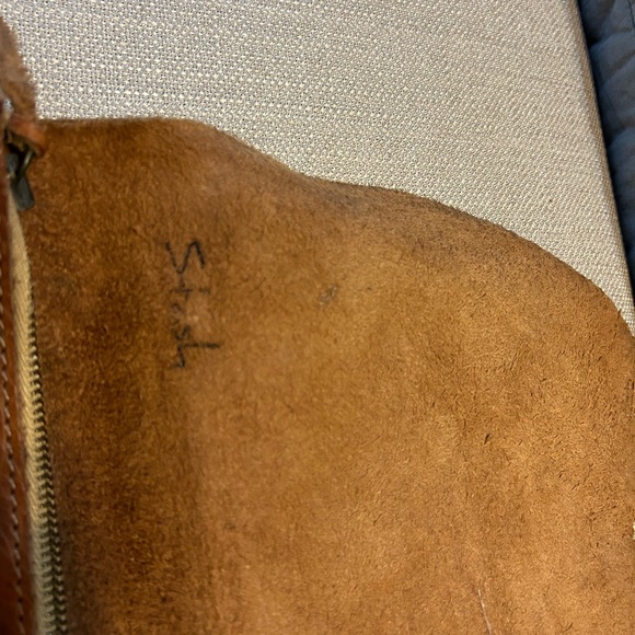 Brown Leather Clutch - Picture 9 of 11